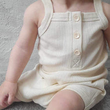 Load image into Gallery viewer, CREAM SINGLET SET
