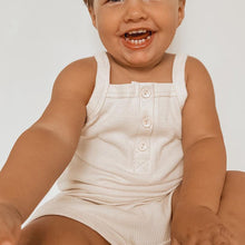 Load image into Gallery viewer, CREAM SINGLET SET