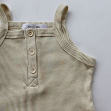 Load image into Gallery viewer, CREAM SINGLET SET