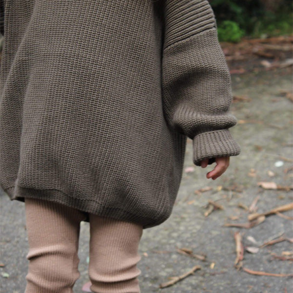 THE KNIT JUMPER - KHAKI